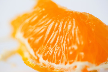 Tangerine macro.
