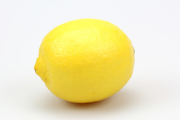 Ripe lemons. Isolated on white background