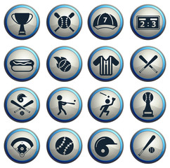 Baseball simply icons