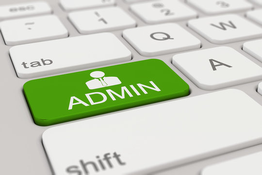 Tastatur - Admin - gr&uuml;n