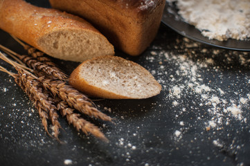 Bread composition with wheats