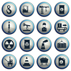 Industrial simply icons