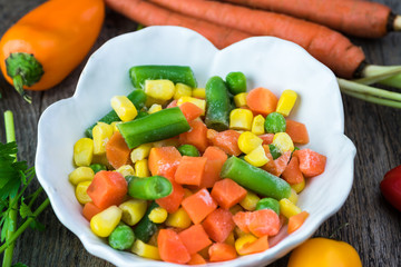 Ingredients for stuffed chicken.