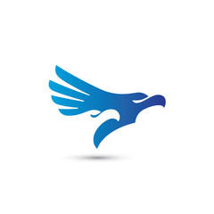 Fototapeta na wymiar Eagles Hand Logo