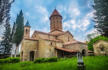 Fototapeta na wymiar Ikalto cathedral in Georgia