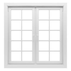 window isolated on white background