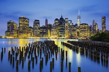 Fototapeta na wymiar Famous view of New York City