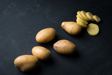 Fototapeta na wymiar Fresh Potato chips