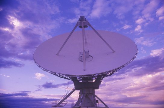 Radio Telescope Dishes At National Radio Astronomy Observatory In Socorro, NM