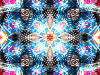 Kaleidoscopic pattern  texture