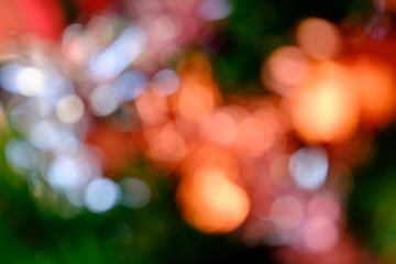 Abstract circular bokeh background of Christmaslight