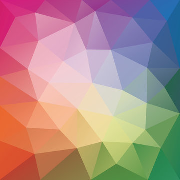 Multicolored low polygon mosaic background, vector design, creative background, templates design