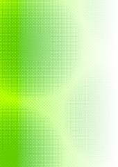 Abstract Green Squared Background - Mosaic Illustration, Vector