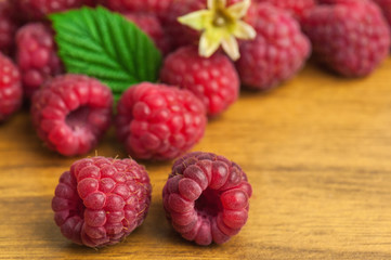 juicy raspberries