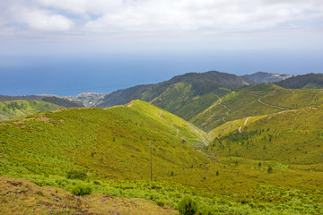 Fototapeta na wymiar mountainous west of Madeira, Portugal