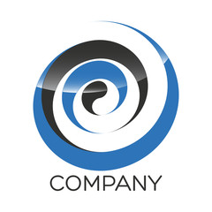 Sample logo swirl of water