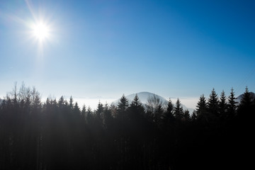 Nebelmeer in den Voralpen