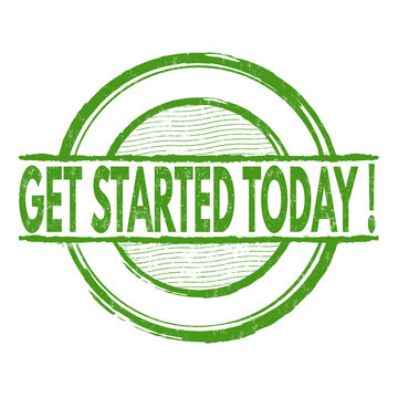 Get Started Today Stamp