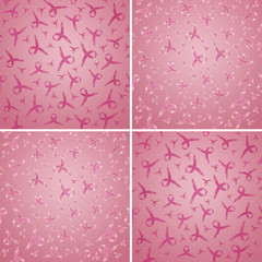 Pink ribbons awareness