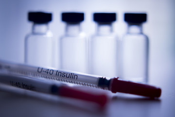 Pet insulin injection syringes U-40 