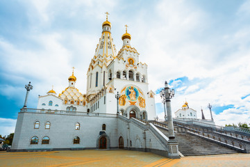Fototapeta na wymiar All Saints Church In Minsk, Republic of Belarus