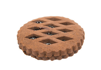chocolate cookies with jam