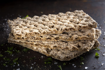 Three crispbread