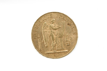 Gol coin, Republique Française twenty francs