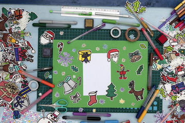 xmas scrapbook layout