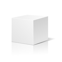 White 3D box 