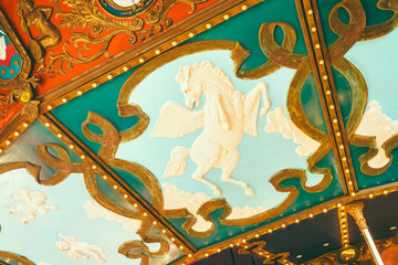 Amusement park ride - vintage filter effect