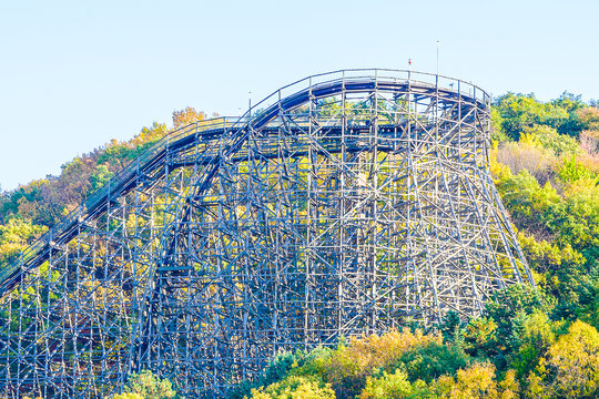 Roller coaster in korea park