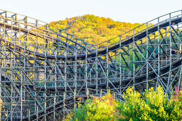 Roller coaster in korea park