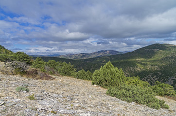 Fototapeta na wymiar Crimea mountain landscape.