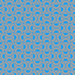 seamless half circle pattern