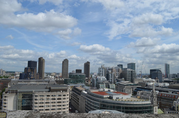 View over London city from Saint Paul's cathedral