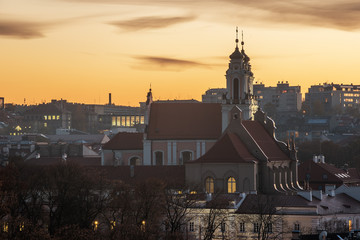 Fototapeta na wymiar Vilnius, Lithuania: Church of St. Catherine