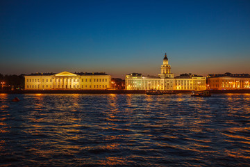 Naklejka premium Kunstkamera and Neva, Saint Petersburg