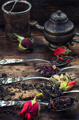 Varieties of dry tea