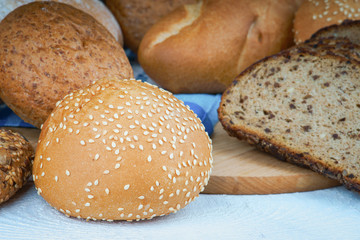 Assortment of bread