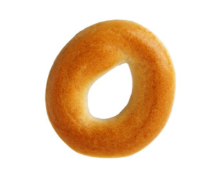 Bagel on a white background