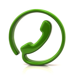 Green phone icon