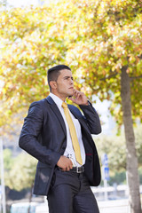 Security Businessman with a handgun