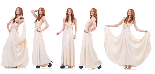 Set of photos in fashion concept