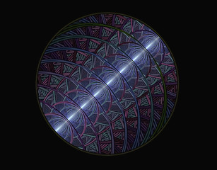 Abstract fractal image