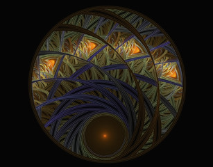 Abstract fractal image