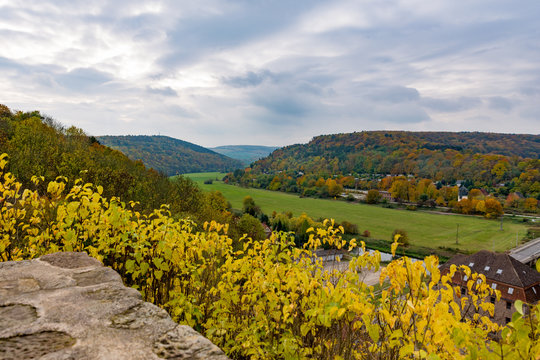 Unstruttal bei Nebra im Herbst