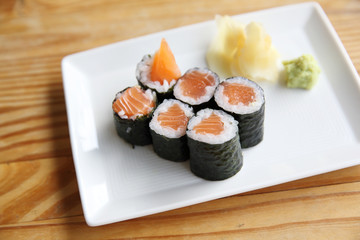Salmon Maki sushi
