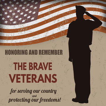 Veterans Day American Flag Flyer Template – ShareFaith Media