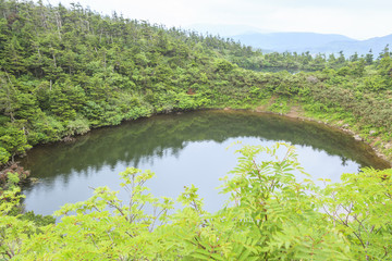 Summer of Mt. Hachimantai, Meganenuma, Iwate prefecture, Japan